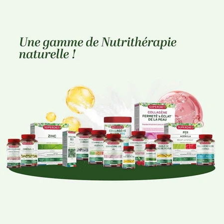 Superdiet Acide Hyaluronique & Vitamine C Naturelle Beauté De La Peau 90 Gélules
