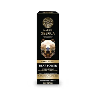 Natura Siberica Men Bear Power Antirimpel gezichtscrème voor mannen, 50ml