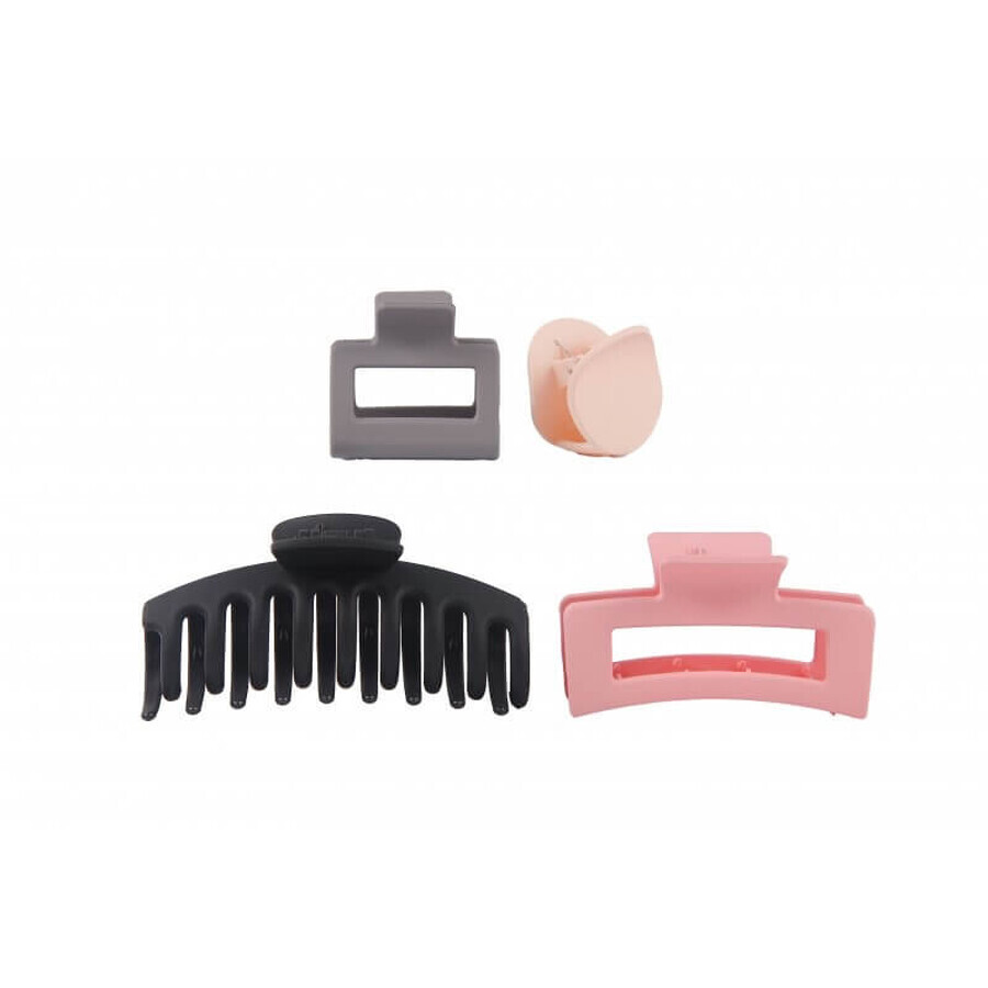 Set de pinces à cheveux Donegal, 4 pièces