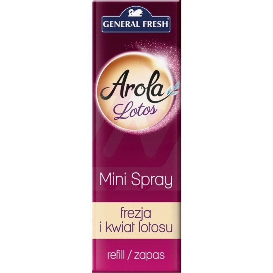 General Fresh Arola, Mini luchtverfrisser Freesia en lotusbloem, 15 ml