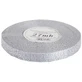 Cinta de purpurina 12mm x 27mb, plata, 1 ud.