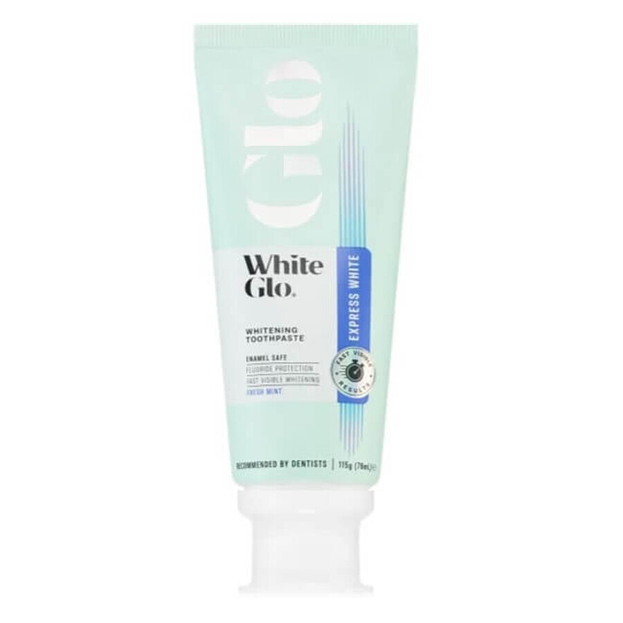 Cumpără White Glo Express White Pastă de dinți Fresh Mint Pastă de dinți pentru albire, 115 g White Glo Express White Pastă de dinți Fresh Mint Pastă de dinți pentru albire, 115 g
