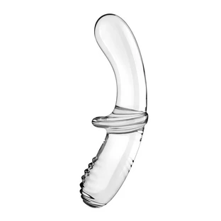 Satisfyer Dubbel Kristal Dildo Transparant, 1 stuk
