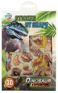 Dino Aufkleber von Shapes, 3D T.Rex Aufkleber