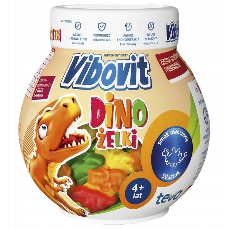 Vibovit Dino Gels, 50 pieces