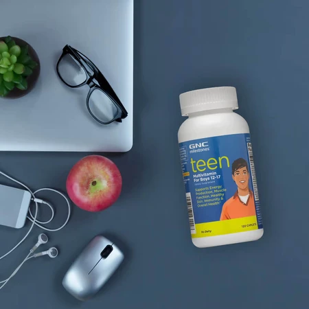 Multivitamines pour garçons de 12 à 17 ans, Teen Milestones (200812), 120 comprimés, GNC