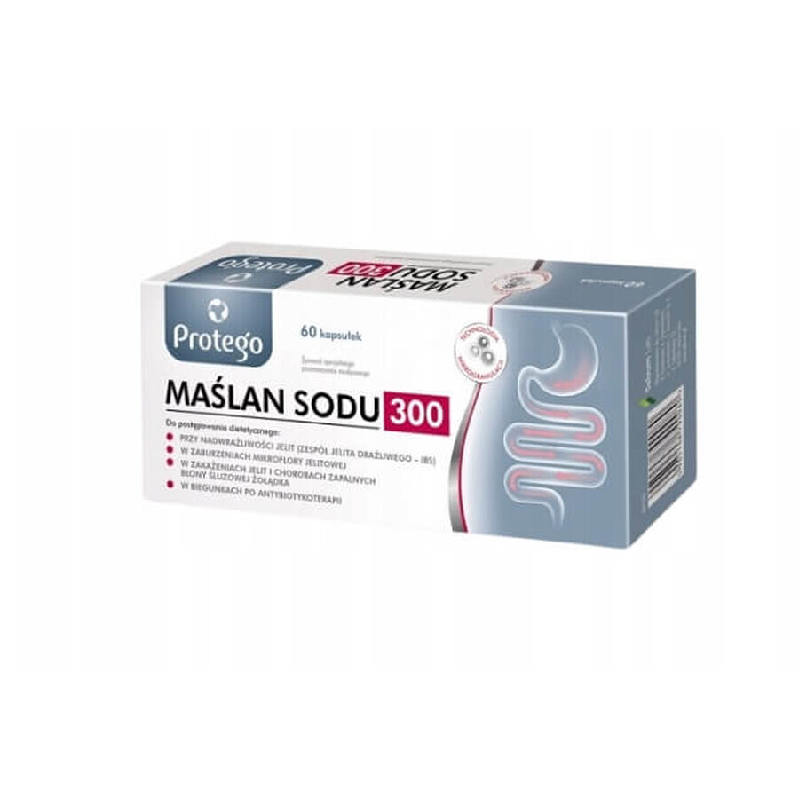 Protego Sodium Butyrate 300, 60 capsules