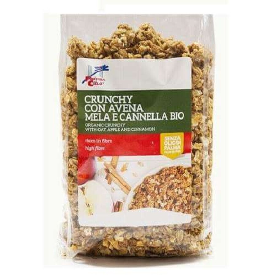 La Finestra Sul Cielo Crunchy Con Avena Mela Cannella Bio 375g