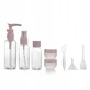 Ecarla Set of travel containers for cosmetics, 8 pieces