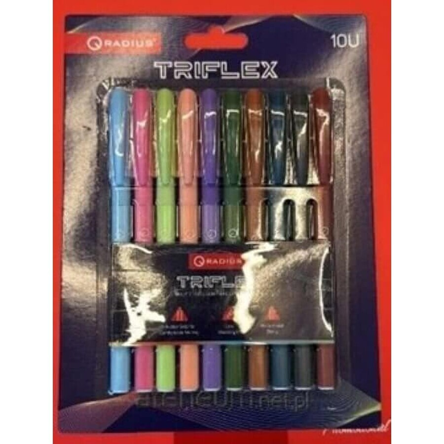 Set de 10 pixuri Tri Flex
