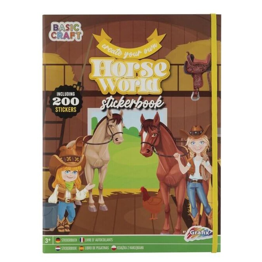 Livre d'autocollants Cheval