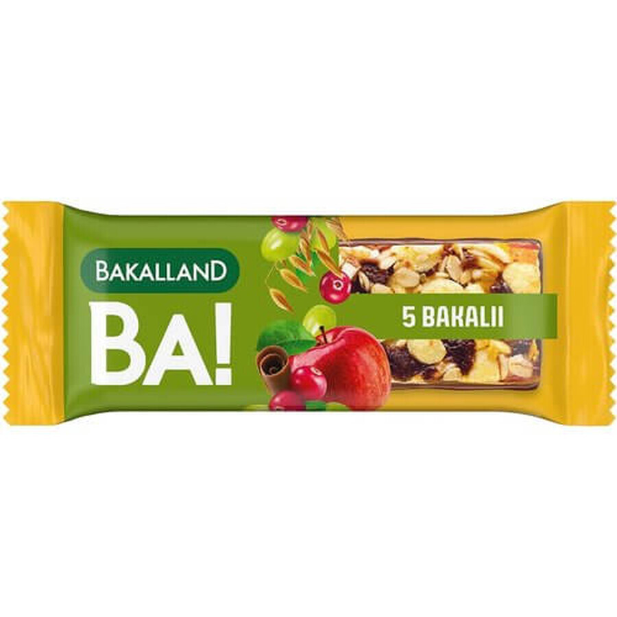 Bakalland BA! Barrita de cereales 5 nueces 40 g