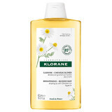 Shampoo illuminante Klorane, Shampoo ravvivante del colore alla camomilla per capelli biondi, 400ml