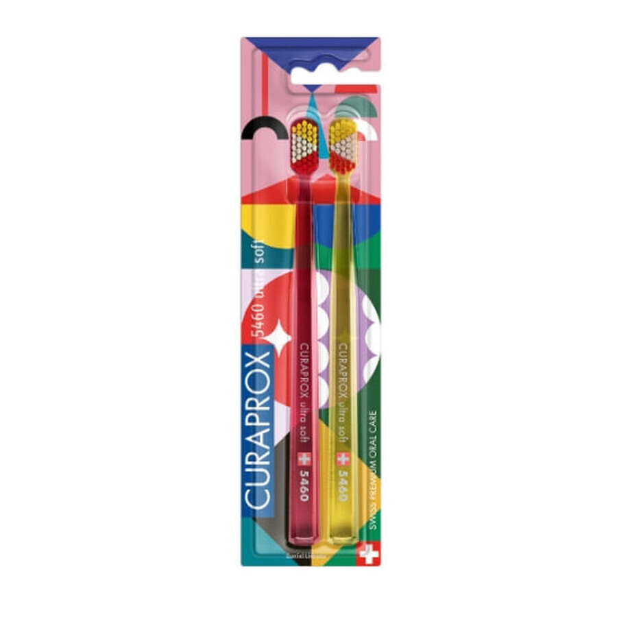 Curaprox CS 5460 Duo Power Smile Periuță de dinți, 2 bucăți