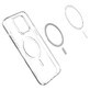 Funda Spigen Ultra Hybrid Mag con MagSafe para iPhone 14 Pro Max - blanco transparente
