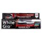 White Glo Charcoal + Baking Soda Maximum White Tandpasta Whitening tandpasta 150 g + borstel