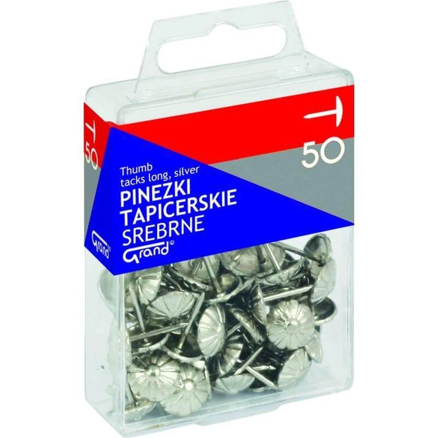 Pinezki tapicerskie Grand srebrne: ceny i cechy