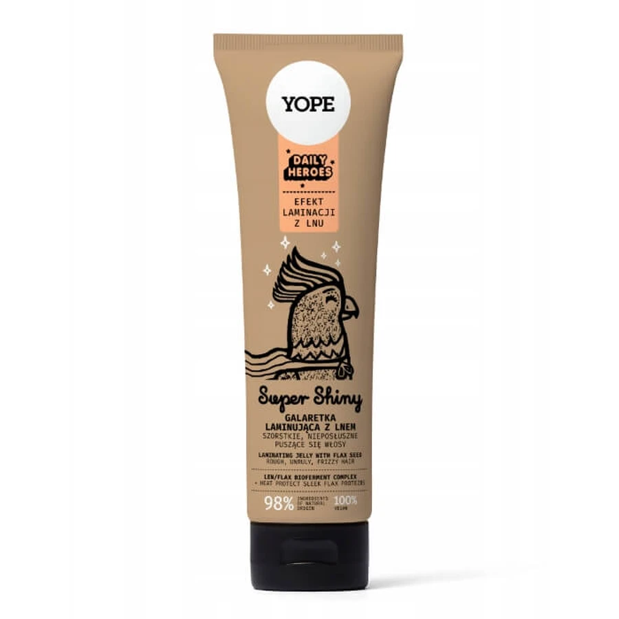 Yope Super glanzende lamineergelei met vlas 98%, 140 ml