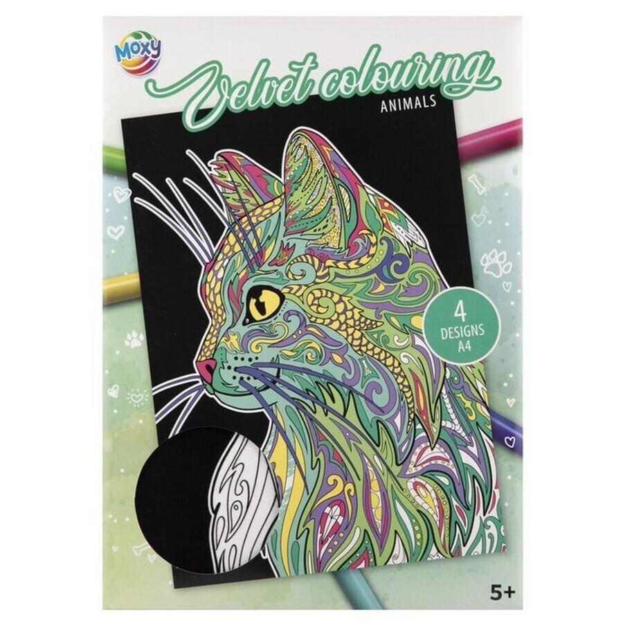 Velvet Coloring Book Animals
