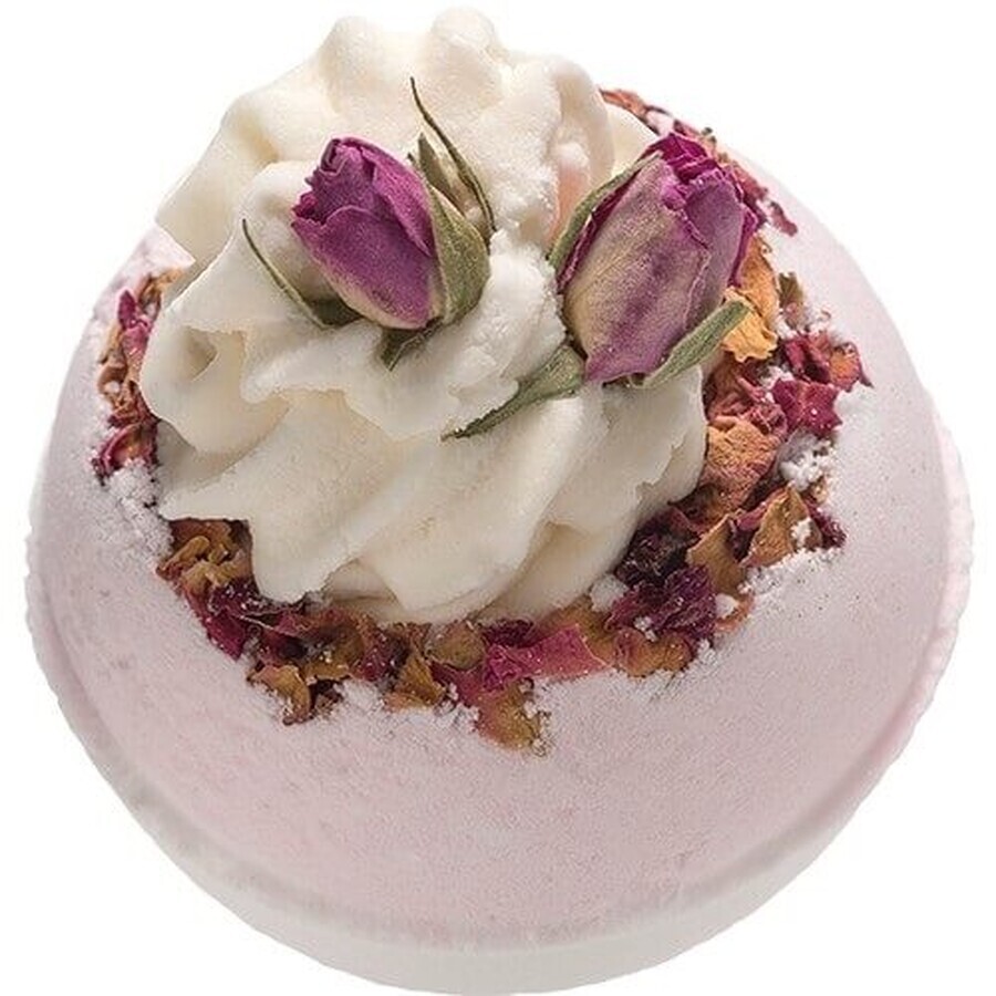 Bomb Cosmetics Minge de baie efervescentă Wild Rose, 160g