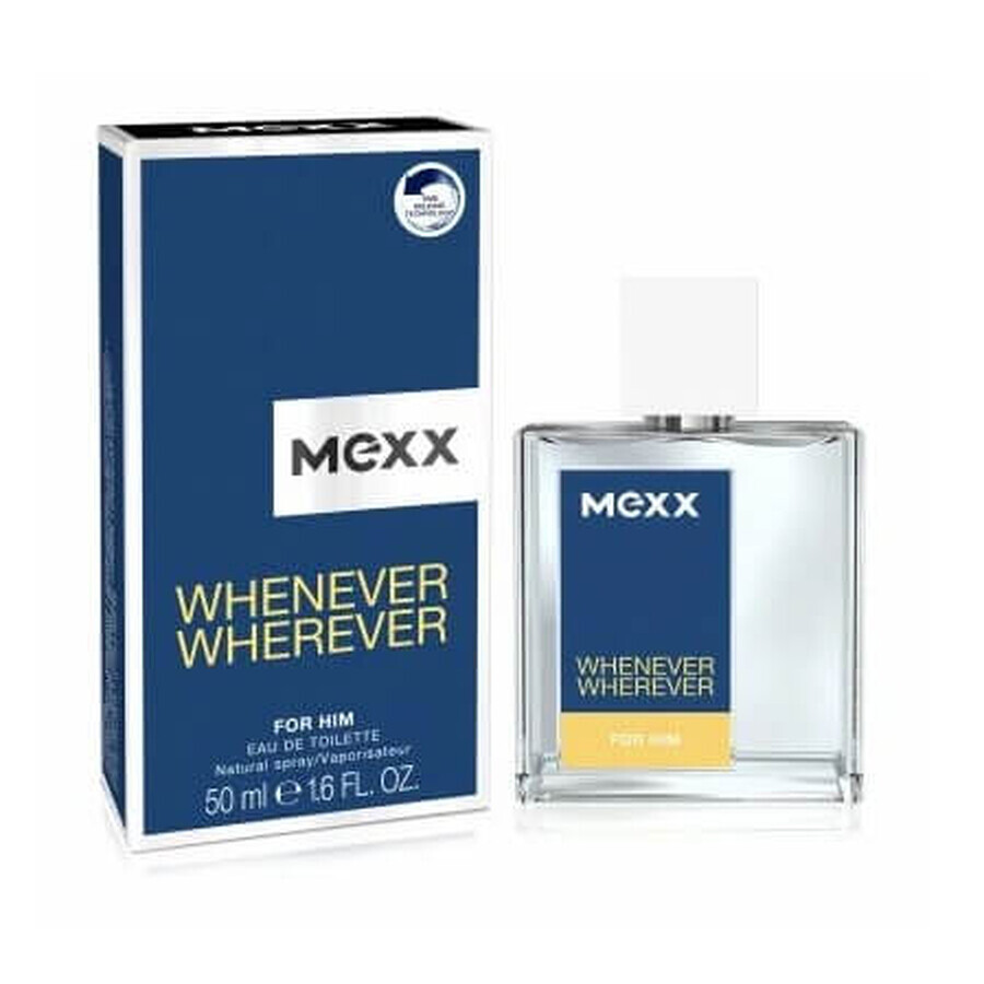 Mexx Whenever Wherever For Him Eau de Toilette, 50ml