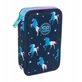 Coolpack Estuche doble con accesorios Jumper 2 Azul Unicornio