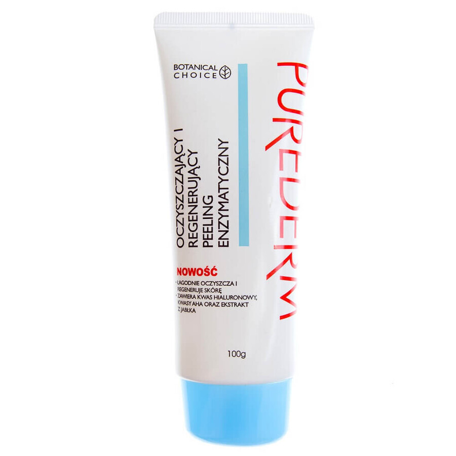 Purederm Zuiverende en regenererende enzymscrub, 100g