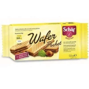 Wafer Pocket Gluten Free Peanut Wafer, 50g, Dr. Schar