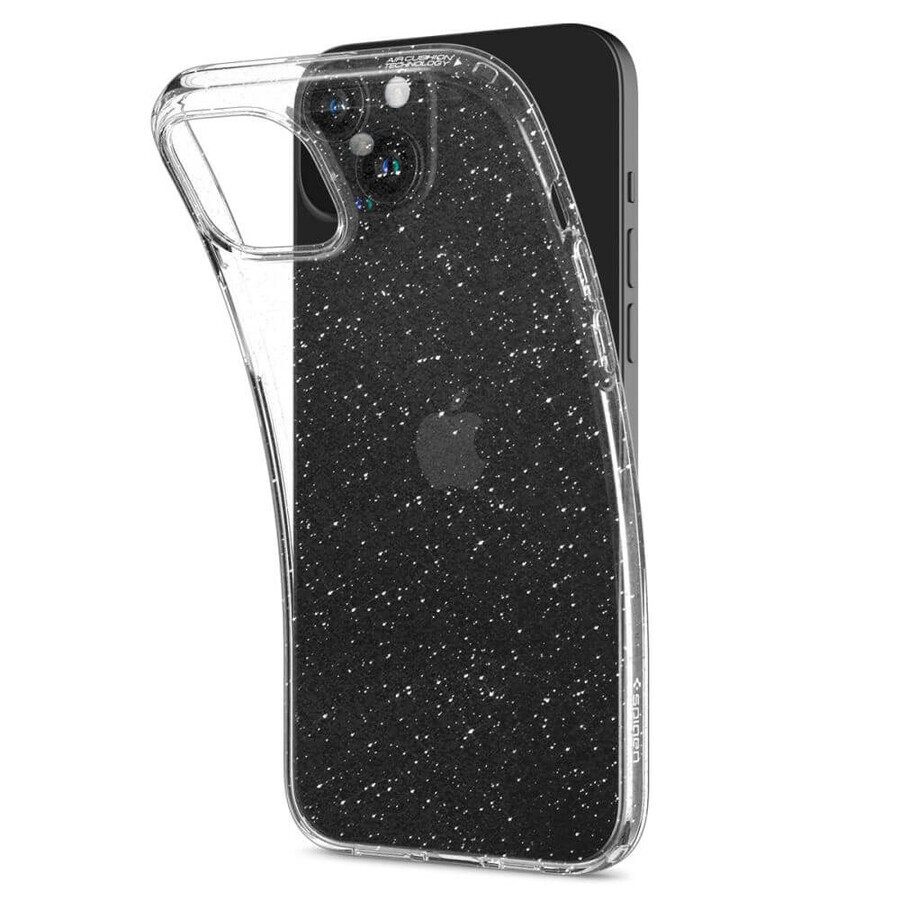 Coque Spigen Liquid Crystal pour iPhone 15 - brocart transparent