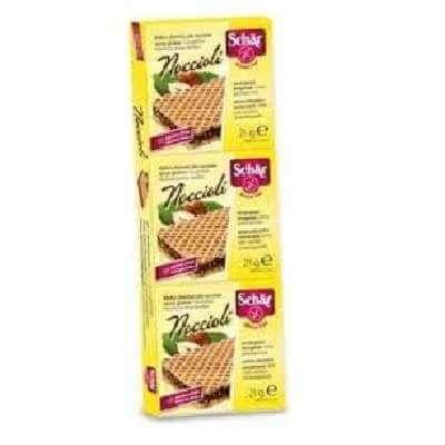 Hazelnut cream waffles, Noccioli, 3 x 21g, Dr. Schar