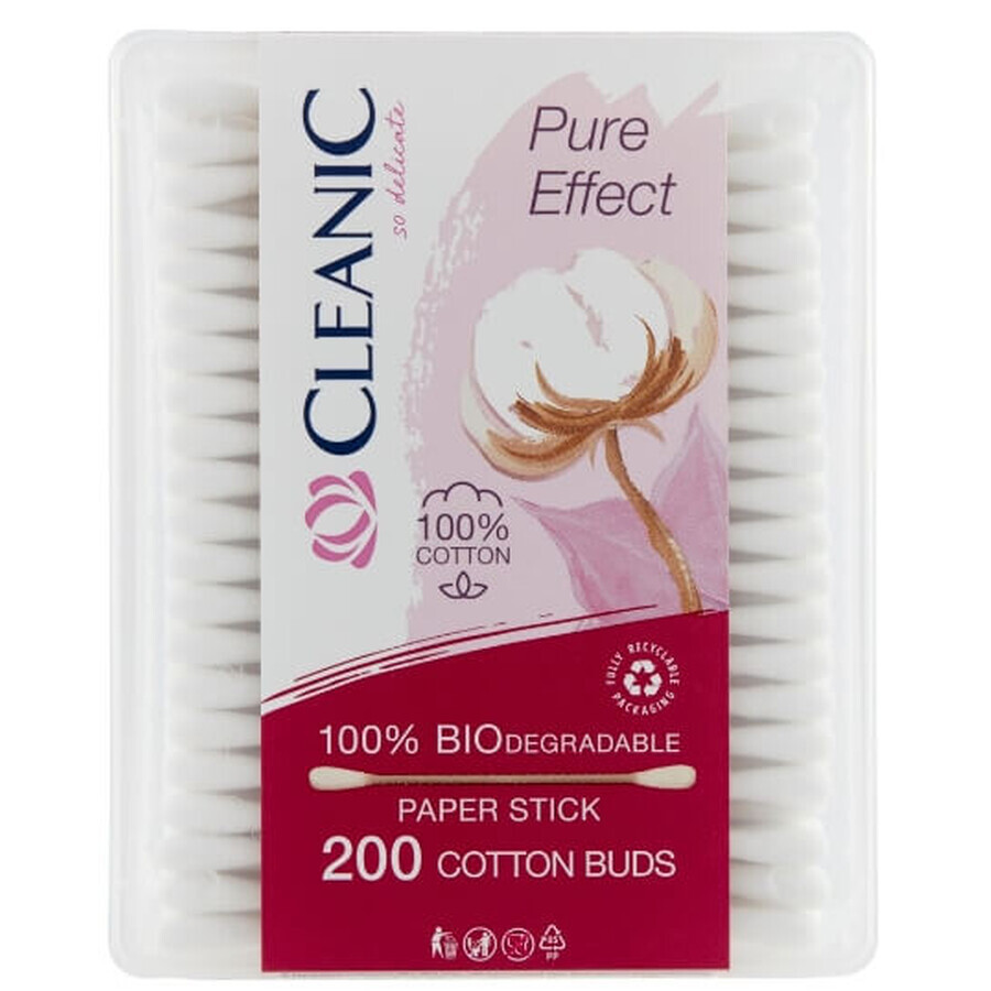 Buy Cleanic Pure Effect Sanitary Sticks, 200 pieces Cleanic Pure Effect Sanitary Sticks, 200 pieces