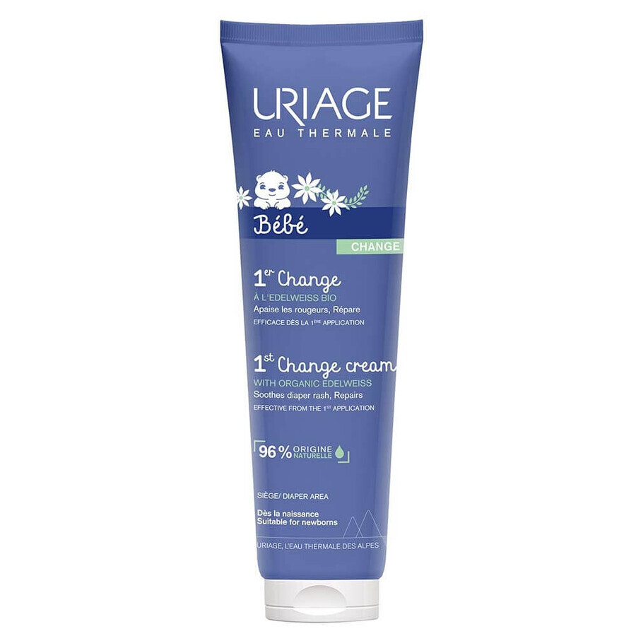 Uriage Bebe 1st Change Cremă împotriva arsurilor pentru bebeluși, 100 ml