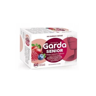 Garda Senior, goût fruits des bois, 60 pastilles