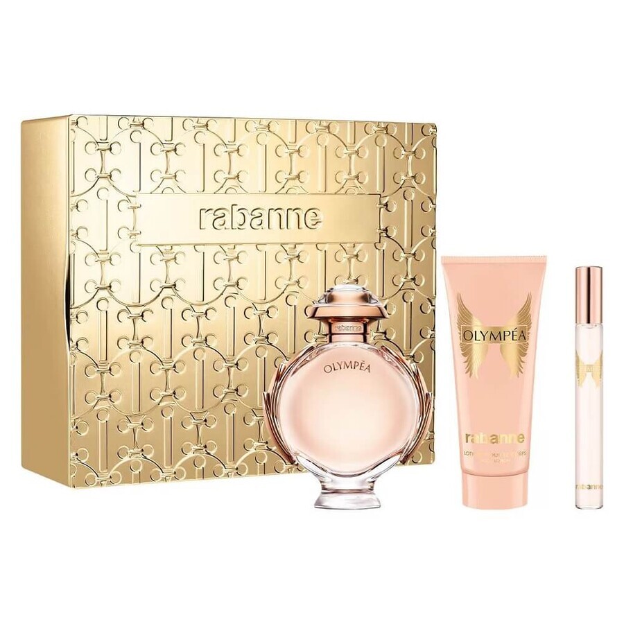 Paco Rabanne Olympea Set Eau de Parfum, 80 ml + Körperlotion, 100 ml + Eau de Parfum, 10 ml