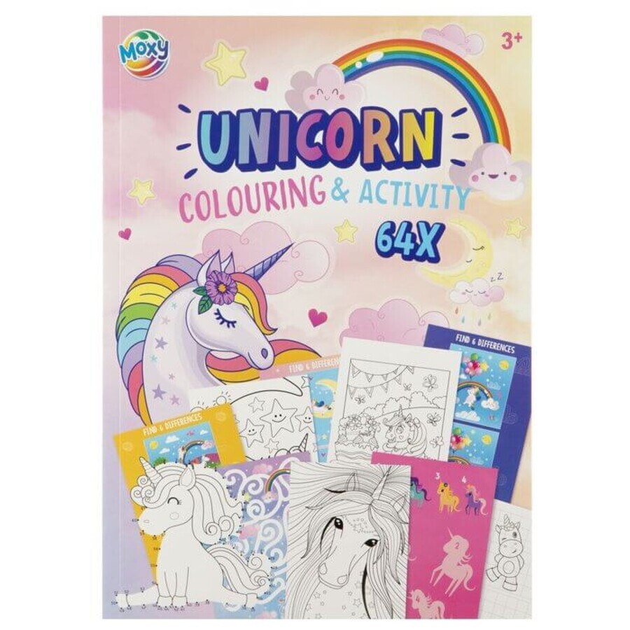 Livre de coloriage et d'activités Licorne