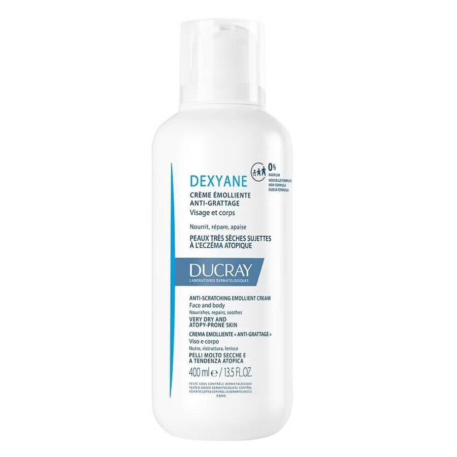 Ducray Dexyane Emolliërende anti-jeuk crème, 400 ml