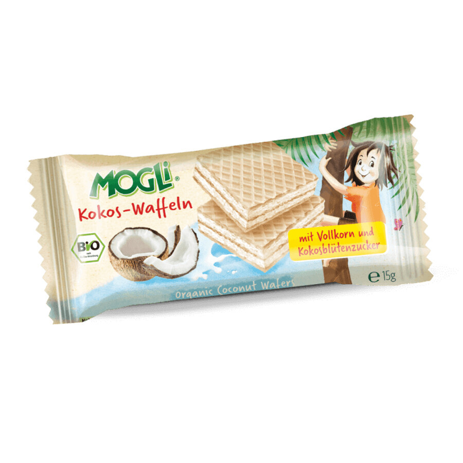 Buy Eco waffles with coconut cream, 15 g, Mogli Eco waffles with coconut cream, 15 g, Mogli