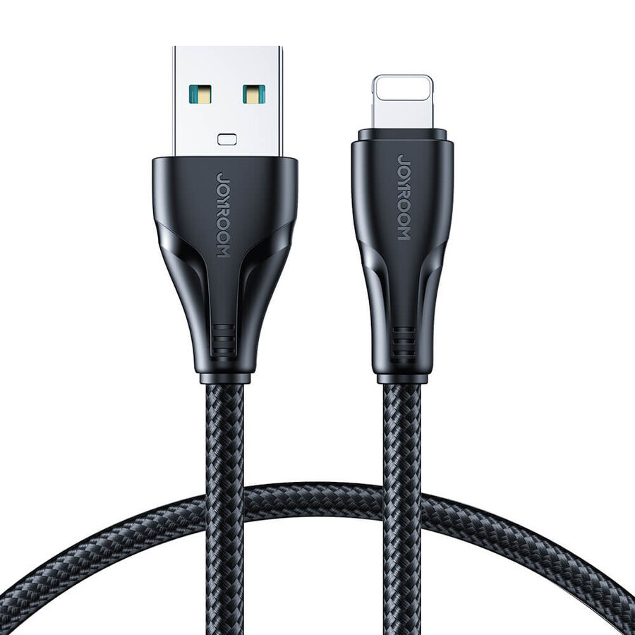 Joyroom Surpass Series A11 Câble USB-A / Lightning 2,4A 0,25 m - noir