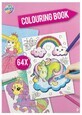 Libro da colorare rosa