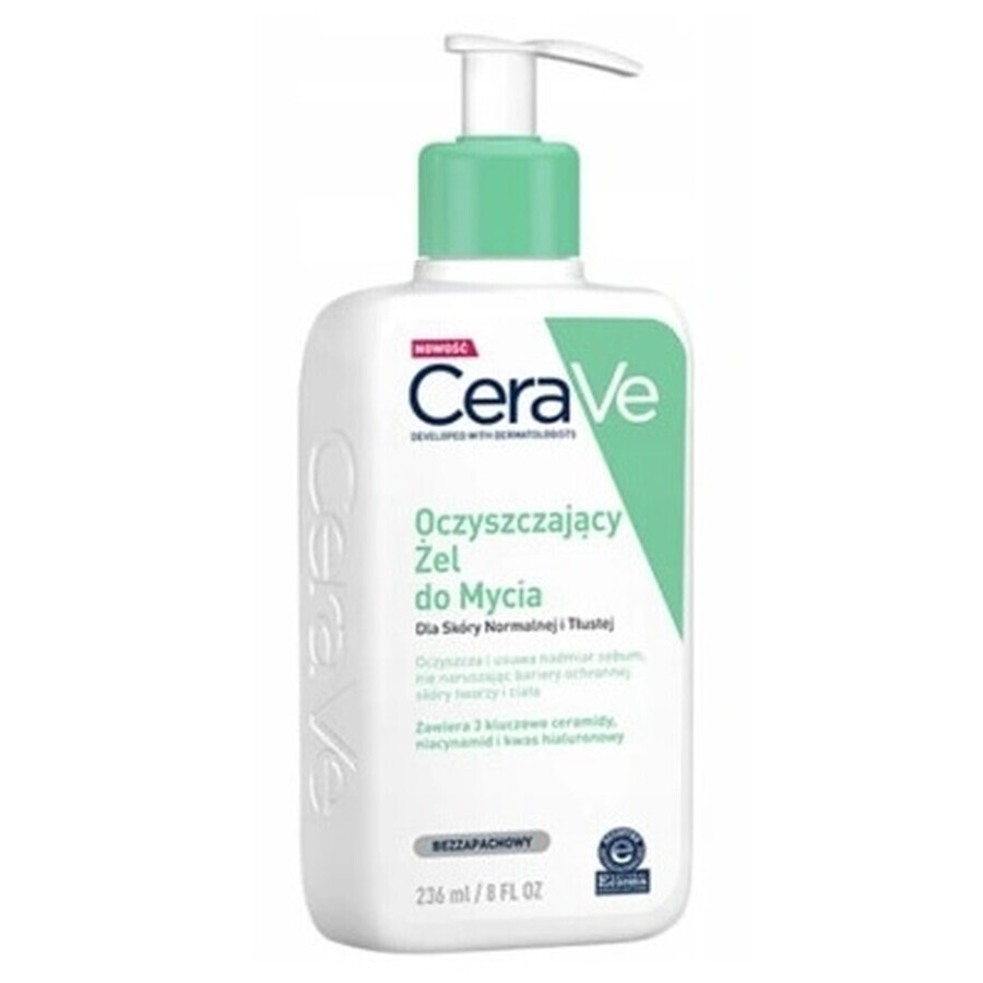 (FR) CeraVe Purifying Cleansing Gel für fettige Haut, 236ml (3337875597197)