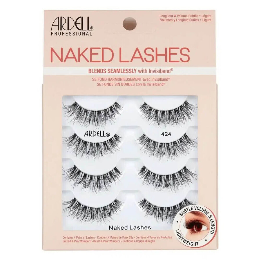Acquista Ardell Naked Lashes Multipack Ciglia artificiali su striscia 424 Nero Ardell Naked Lashes Multipack Ciglia artificiali su striscia 424 Nero
