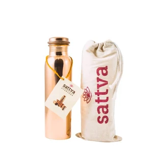 Sattva Bouteille en cuivre unie, 650ml