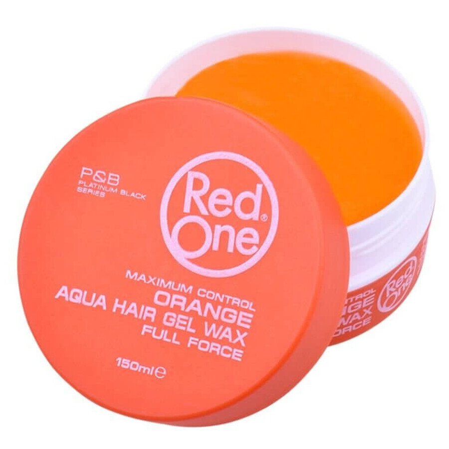 Red One Aqua Gel Cera per capelli Full Force Cera per capelli arancione, 150ml
