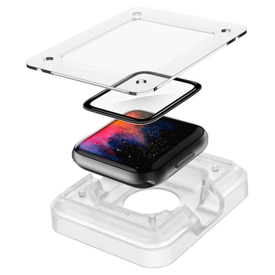 Spigen ProFlex EZ Fit verre hybride pour Apple Watch 4/5/6/SE (44mm)