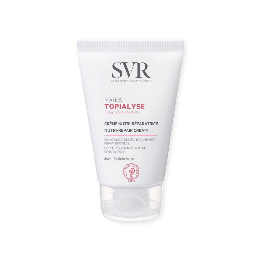 SVR Topialyse Mains Crema mani per pelli secche e sensibili, 50ml