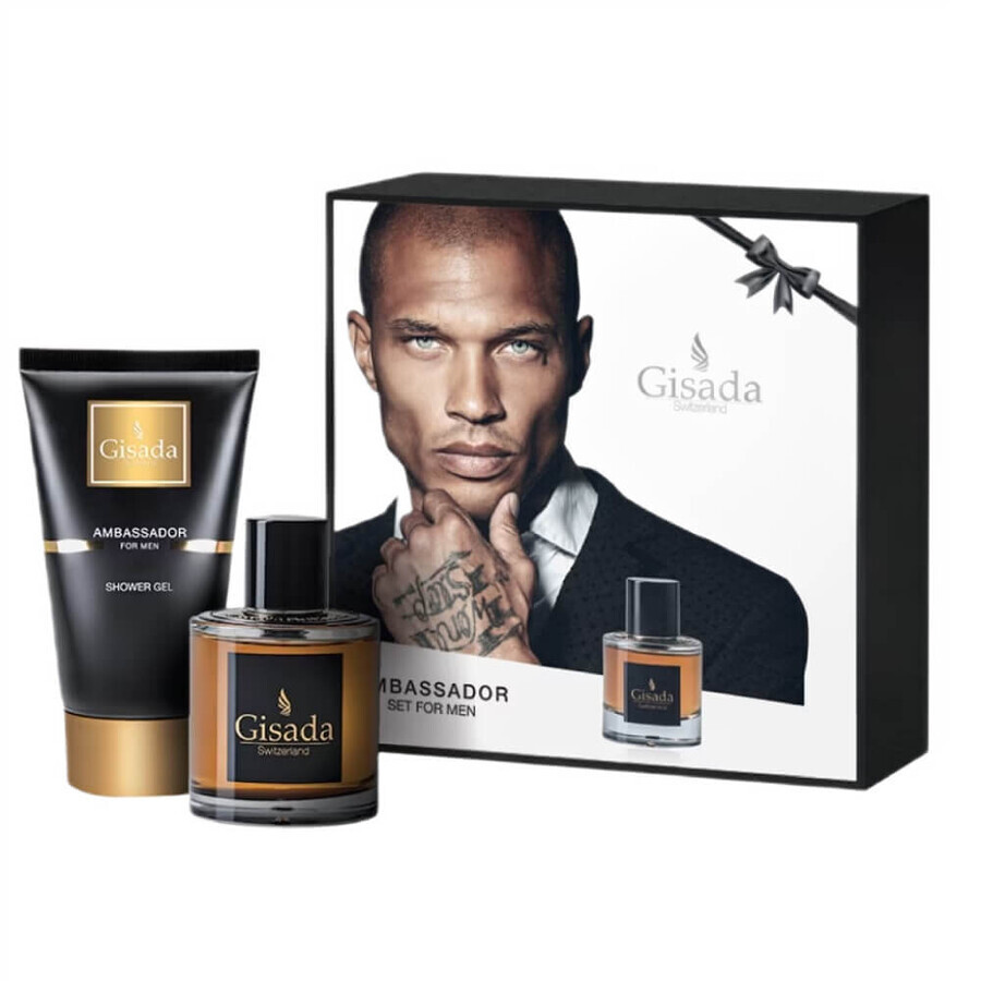 Winkel op Gisada Ambassador Voor Mannen Set Eau de Parfum 50 ml + Douchegel 100 ml Gisada Ambassador Voor Mannen Set Eau de Parfum 50 ml + Douchegel 100 ml