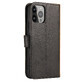 Magnet Case elegante funda con tapa abatible y funci&#243;n de soporte iPhone 13 negro