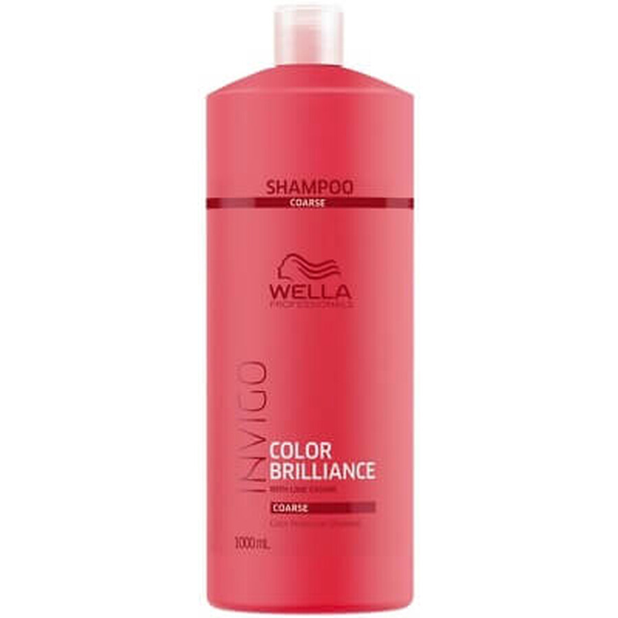 Wella Professionals Invigo Brillance Protezione del Colore Shampoo ruvido per capelli spessi, 1000ml