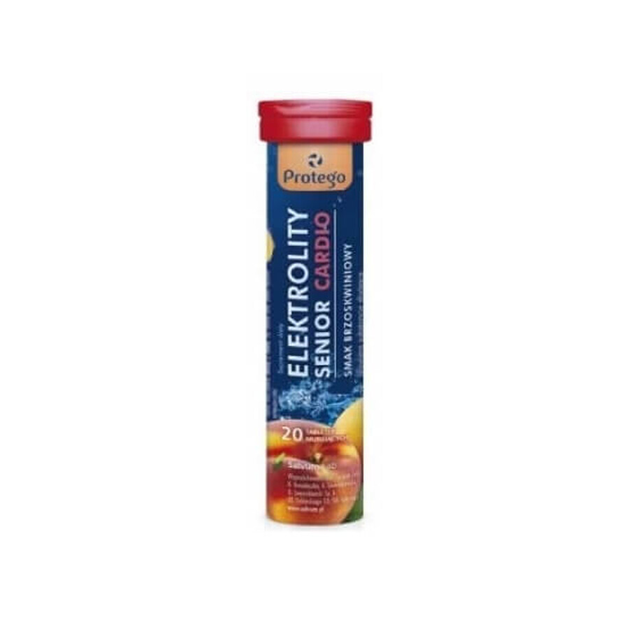 Protego Elektrolity Senior Cardio, 20 comprimidos efervescentes