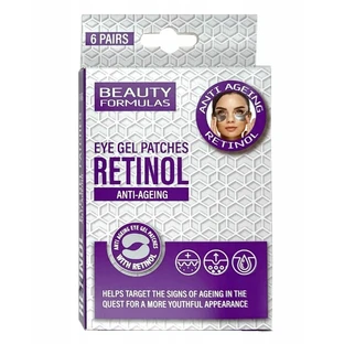 Beauty Formulas Patchs anti-âge pour les yeux avec rétinol, 6 paires